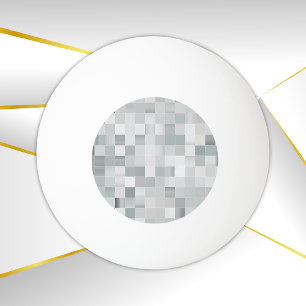 Balle De Ping Pong Pixel Argent   Trois étoiles