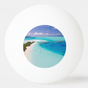 Balle De Ping Pong Plage tropicale
