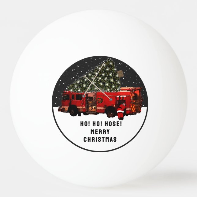 Balle De Ping Pong Pompier Stocking Stuffers (Devant)