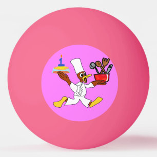 Balle De Ping Pong Popcorn Anime Chef Ducky Kazoo Pink Ping Ping Ball