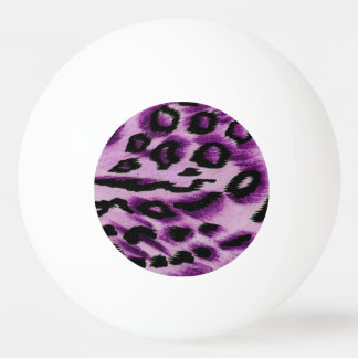 Balle De Ping Pong Poster de animal noir rose abstrait de guépard de