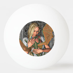 Balle De Ping Pong Princesse et Dragon