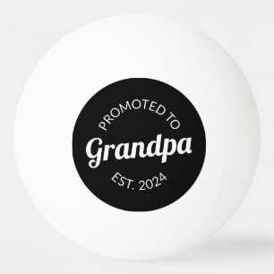 Balle De Ping Pong Promu À Grand-Père Est. 2024 I