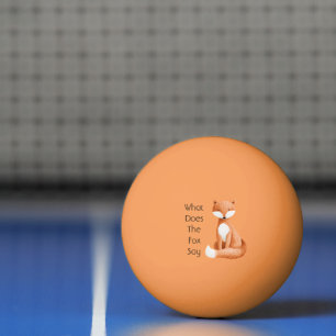 Balle De Ping Pong Que dit le renard ??