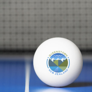 BALLE DE PING PONG QUEENSTWN SOUTH ISLAND NOUVELLE-ZÉLANDE