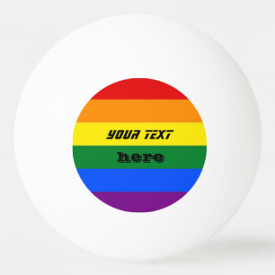 Balle De Ping Pong RAINBOW ping pong ball pour CUSTOMISER OU PERSONNI