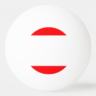 Balle De Ping Pong Rayures rouges et blanches de Noël de cabane
