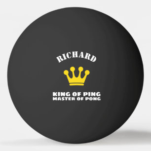 Balle De Ping Pong Roi de Ping Maître de Pong