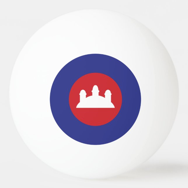 Balle De Ping Pong Roundel cambodgien (Dos)