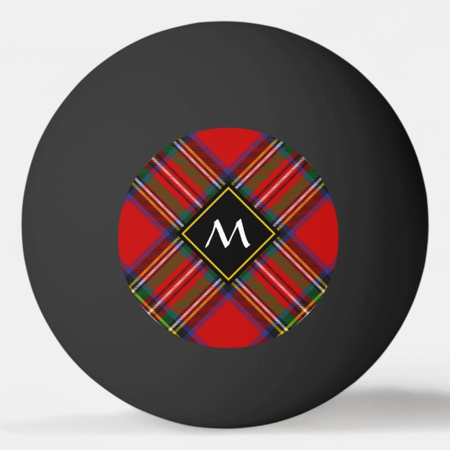 Balle De Ping Pong Royal Stewart Tartan (Devant)