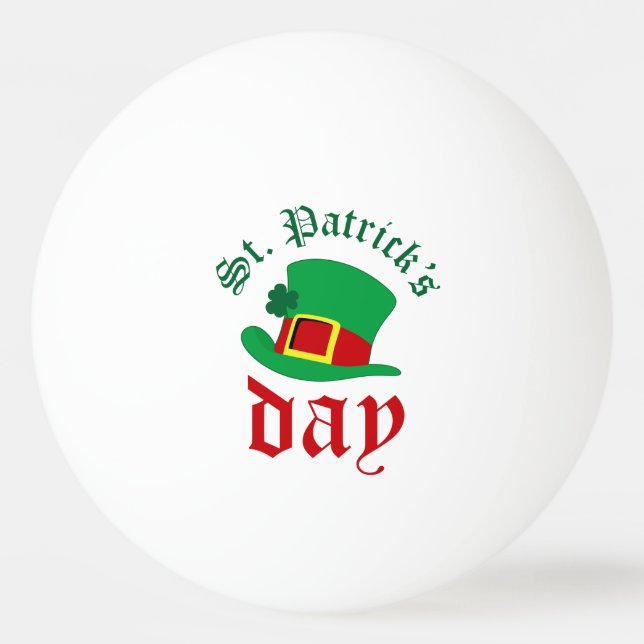 Balle De Ping Pong Saint-Patrick (Devant)