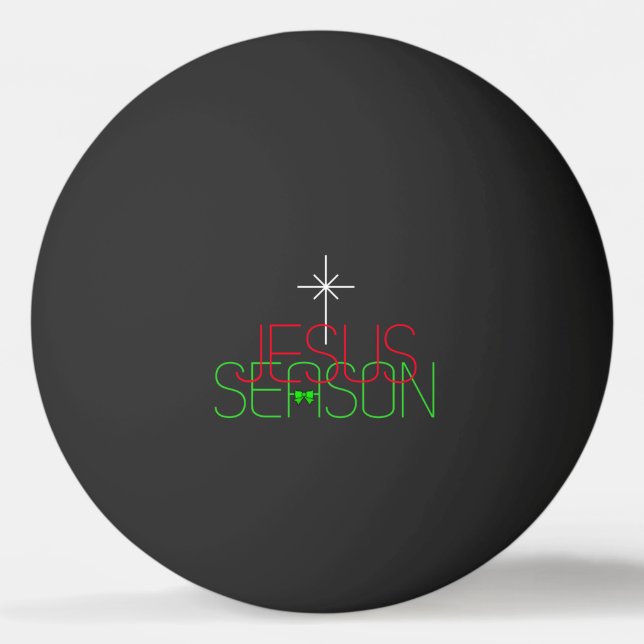 Balle De Ping Pong Saison Jésus (Devant)
