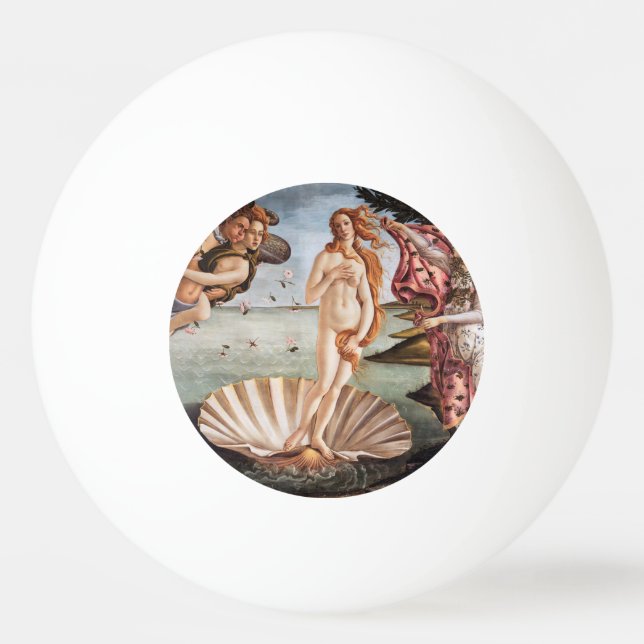 Balle De Ping Pong Sandro Botticelli - Naissance de Vénus (Devant)