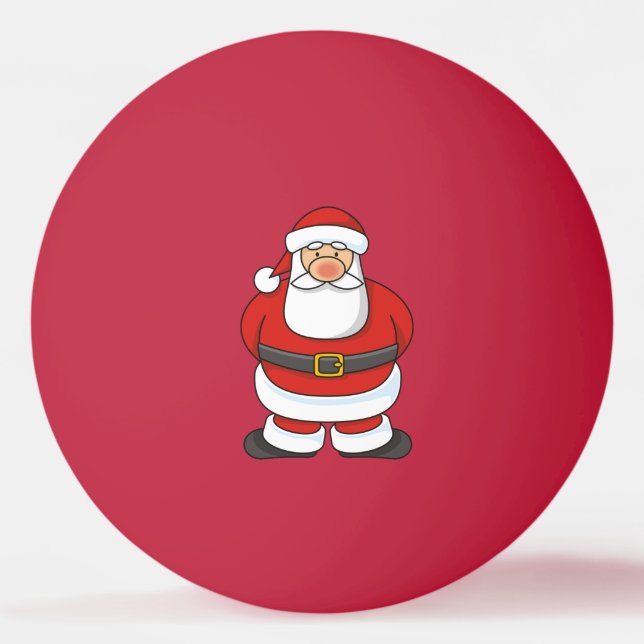 Balle De Ping Pong Santa Claus (Devant)