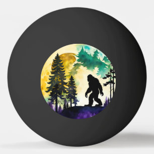 Balle De Ping Pong Sasquatch pleine lune