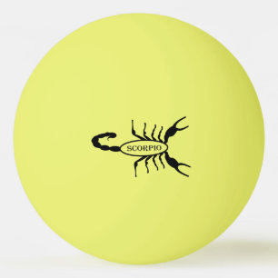 Balle De Ping Pong Scorpio noir Scorpion étoile