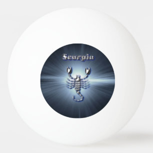 Balle De Ping Pong Scorpion de chrome