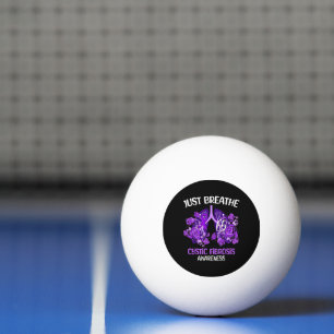 Balle De Ping Pong Sensibilisation à la fibrose kystique Just Breathe