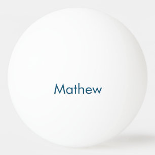 Balle De Ping Pong simple lettre initiale monogramme ajouter votre no
