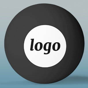 Balle De Ping Pong Simple logo de l'entreprise de promotion de la mar