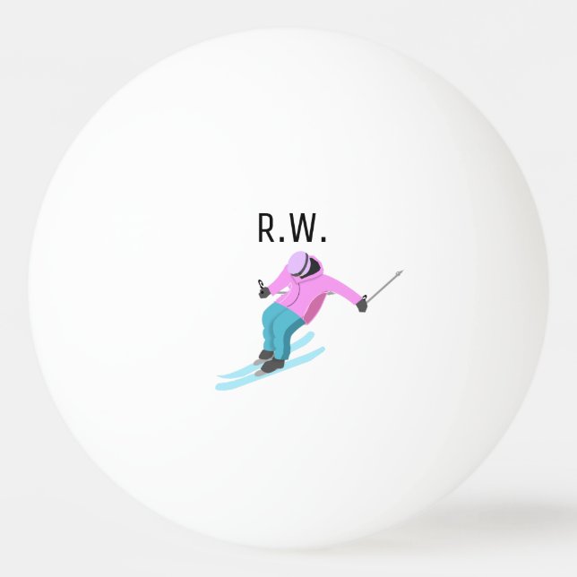 Balle De Ping Pong Ski (Devant)