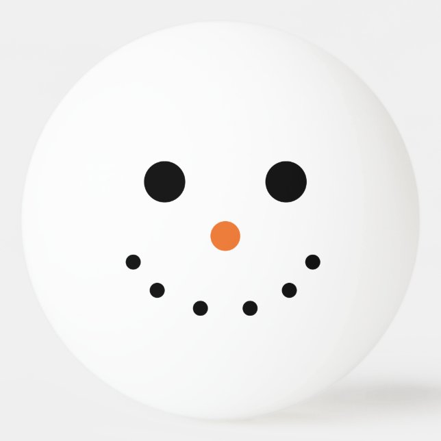 Balle De Ping Pong Snowman Ping Pong Ball (Devant)