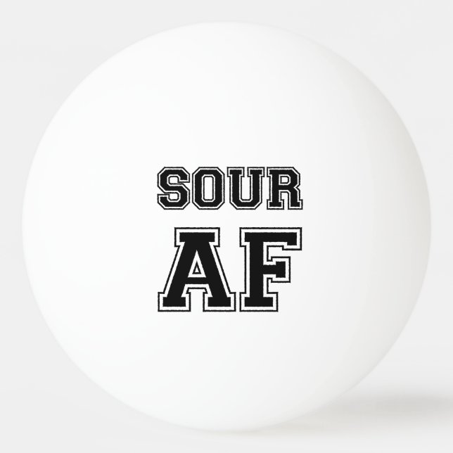 BALLE DE PING PONG SOUR AF (Devant)