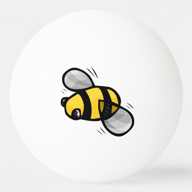 Balle De Ping Pong Sting aiment une boule de ping-pong d'abeille (Devant)