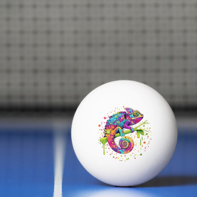 Balle De Ping Pong Style d'aquarelle des teintures Chameleon (Filet)