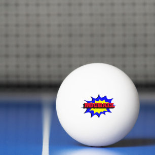 Balle De Ping Pong Superhero Kids Comic Book Nom personnalisé