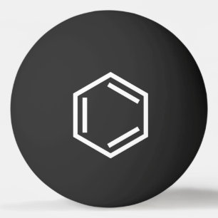 BALLE DE PING PONG SYMBOLE BENZENE BORD PING PONG BALL