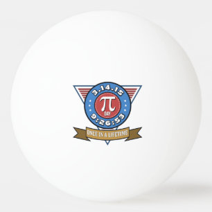 Balle De Ping Pong Symbole de jour de pi pour la boule de ping-pong