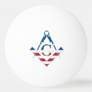Balle De Ping Pong Symbole Freemasonic des États-Unis