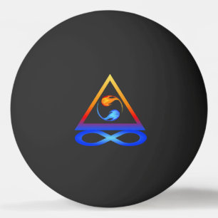 Balle De Ping Pong Symbole Twin Flame -