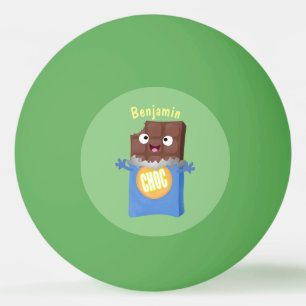 Balle De Ping Pong Sympa chocolat chocolat bonbon bar personnage de d