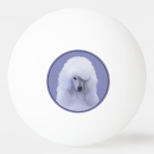 Balle De Ping Pong Tableau blanc standard de caniche - Art original d