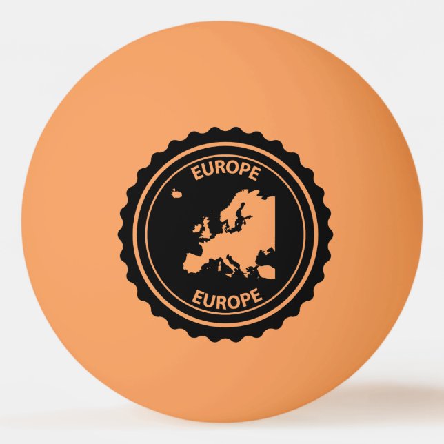 Balle De Ping Pong Tampon en caoutchouc de l'Europe (Devant)
