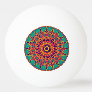 Balle De Ping Pong Tatouage Kaleidoscope Fractal II