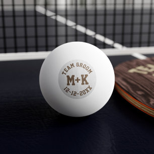 Balle De Ping Pong Team Groom Mariage Ping Pong Ball