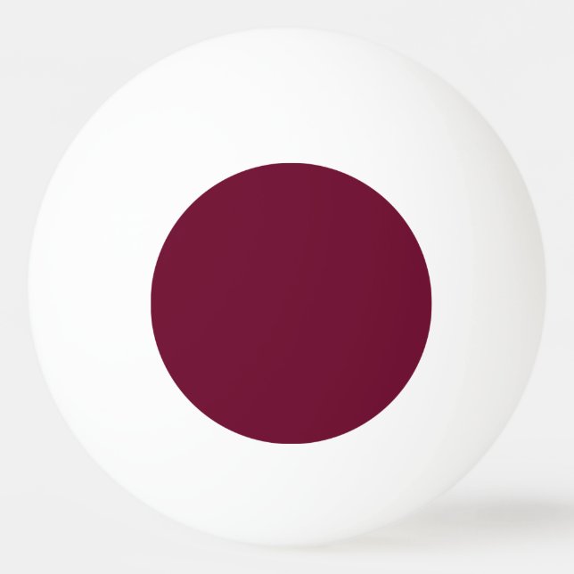 Balle De Ping Pong Tendance Couleur Bourgogne foncé (Devant)