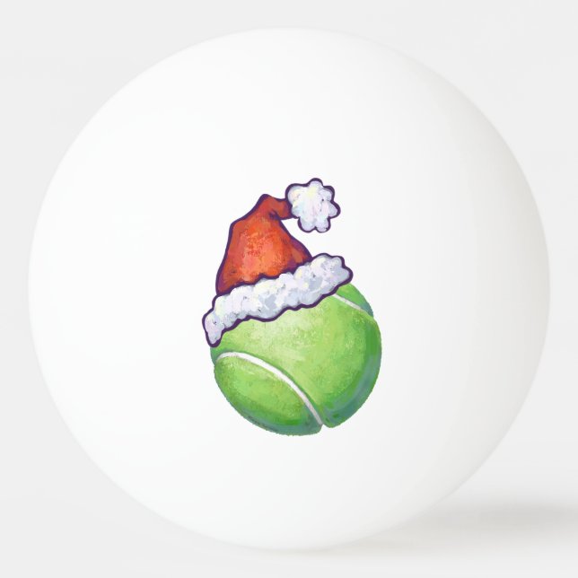 Balle De Ping Pong Tennis Ball Christmas Green (Dos)