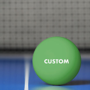 Balle De Ping Pong Tennis de table vert personnalisé