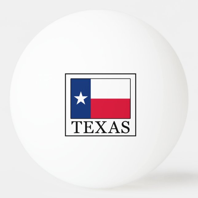 Balle De Ping Pong Texas (Devant)