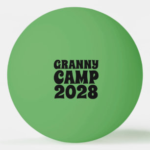 Balle De Ping Pong Texte du camp de Granny