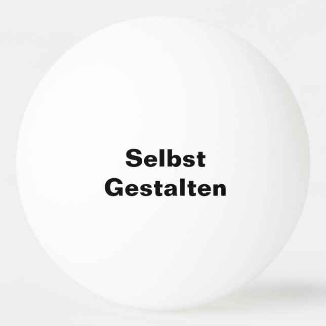 Balle De Ping Pong Tischtennisbälle Selbst Gestalten -  (Devant)