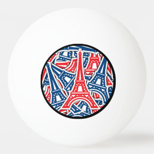 Balle De Ping Pong Tour Eiffel, Motif France