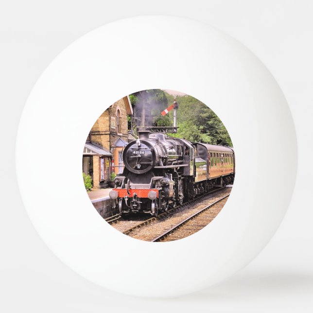 BALLE DE PING PONG TRAINS À VAPEUR (Dos)