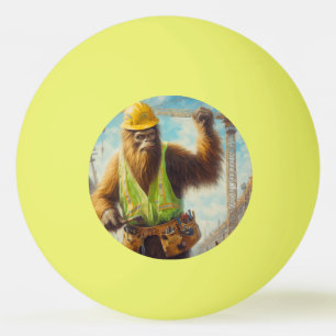Balle De Ping Pong Travailleur de construction Bigfoot