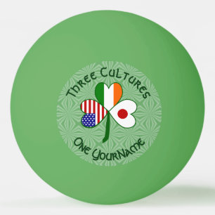 Balle De Ping Pong Trèfle personnalisé Japon Irlande États-Unis