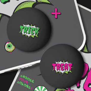 Balle De Ping Pong 'Trick or Treat' Amusant Halloween Comédie Livre P
